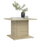 vidaXL Coffee Table Sonoma Oak 55.5x55.5x40 cm Engineered Wood