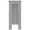 vidaXL Bar Table with Shelf Grey Sonoma 102x50x103.5 cm Engineered Wood