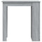 vidaXL Bar Table with Storage Rack Grey Sonoma 102x50x103.5cm Engineered Wood