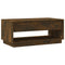 vidaXL Coffee Table Smoked Oak 102.5x55x44 cm Engineered Wood