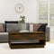 vidaXL Coffee Table Smoked Oak 102.5x55x44 cm Engineered Wood
