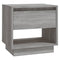 vidaXL Bedside Cabinet Grey Sonoma 45x34x44 cm Engineered Wood