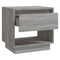 vidaXL Bedside Cabinet Grey Sonoma 45x34x44 cm Engineered Wood