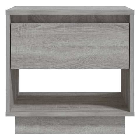 vidaXL Bedside Cabinet Grey Sonoma 45x34x44 cm Engineered Wood