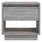 vidaXL Bedside Cabinet Grey Sonoma 45x34x44 cm Engineered Wood