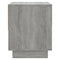 vidaXL Bedside Cabinet Grey Sonoma 45x34x44 cm Engineered Wood