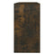 vidaXL Console Table Smoked Oak 89x41x76.5 cm Engineered Wood
