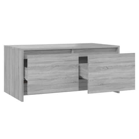 vidaXL Coffee Table Grey Sonoma 90x50x41.5 cm Engineered Wood