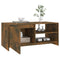 vidaXL Coffee Table Smoked Oak 102x50x45 cm Engineered Wood