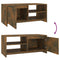 vidaXL Coffee Table Smoked Oak 102x50x45 cm Engineered Wood