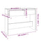 vidaXL Console Table Brown Oak 100x35x76.5 cm Engineered Wood