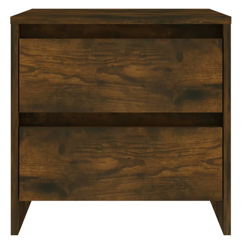 vidaXL Bedside Cabinets 2 pcs Smoked Oak 45x34.5x44.5 cm Engineered Wood