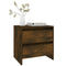 vidaXL Bedside Cabinets 2 pcs Smoked Oak 45x34.5x44.5 cm Engineered Wood