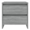 vidaXL Bedside Cabinets 2 pcs Grey Sonoma 45x34.5x44.5 cm Engineered Wood