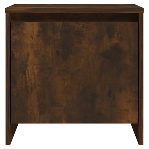 vidaXL Bedside Cabinet Smoked Oak 45x34x44.5 cm Engineered Wood
