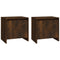 vidaXL Bedside Cabinets 2 pcs Smoked Oak 45x34x44.5 cm Engineered Wood