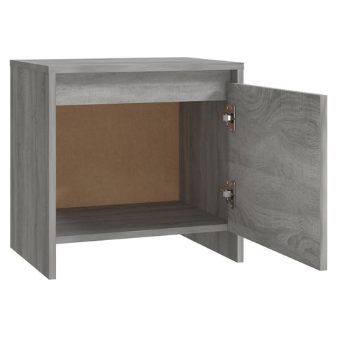 vidaXL Bedside Cabinet Grey Sonoma 45x34x44.5 cm Engineered Wood