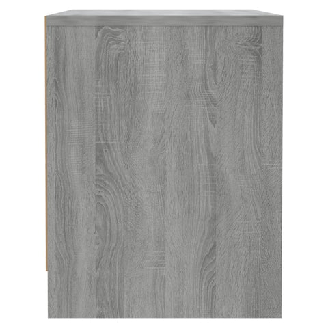 vidaXL Bedside Cabinet Grey Sonoma 45x34x44.5 cm Engineered Wood