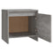 vidaXL Bedside Cabinet Grey Sonoma 45x34x44.5 cm Engineered Wood