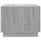vidaXL Coffee Table Grey Sonoma 55x55x43 cm Engineered Wood