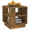 vidaXL Coffee Table Smoked Oak 40x40x43 cm Engineered Wood
