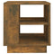 vidaXL Coffee Table Smoked Oak 40x40x43 cm Engineered Wood
