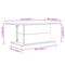 vidaXL Coffee Table Smoked Oak 102x55.5x40 cm Engineered Wood