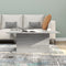 vidaXL Coffee Table Grey Sonoma 102x55.5x40 cm Engineered Wood