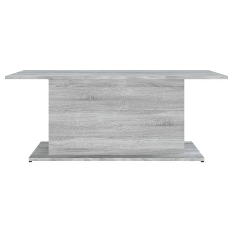 vidaXL Coffee Table Grey Sonoma 102x55.5x40 cm Engineered Wood