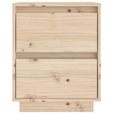 vidaXL Bedside Cabinet 40x35x50 cm Solid Wood Pine