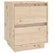 vidaXL Bedside Cabinets 2 pcs 40x35x50 cm Solid Wood Pine