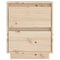 vidaXL Bedside Cabinets 2 pcs 40x35x50 cm Solid Wood Pine