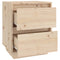 vidaXL Bedside Cabinets 2 pcs 40x35x50 cm Solid Wood Pine