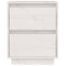 vidaXL Bedside Cabinets 2 pcs White 40x35x50 cm Solid Wood Pine