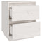 vidaXL Bedside Cabinets 2 pcs White 40x35x50 cm Solid Wood Pine