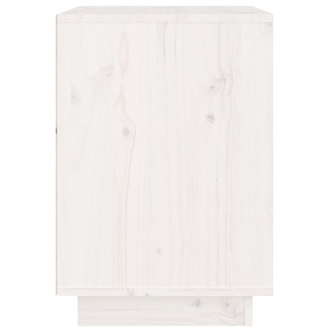 vidaXL Bedside Cabinets 2 pcs White 40x35x50 cm Solid Wood Pine