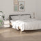 vidaXL Bedside Cabinets 2 pcs White 40x35x50 cm Solid Wood Pine