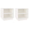 vidaXL Bedside Cabinets 2 pcs White 40x34x40 cm Solid Wood Pine