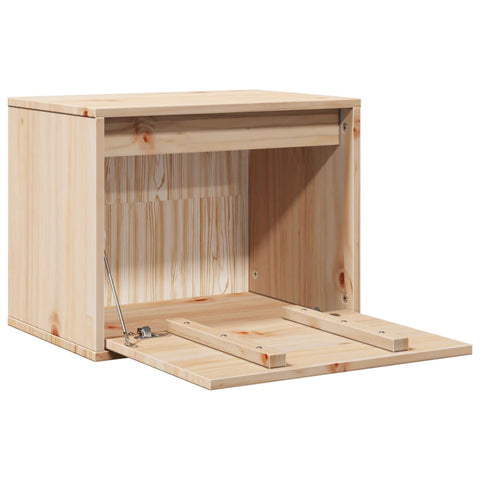 vidaXL Wall Cabinet 45x30x35 cm Solid Pinewood