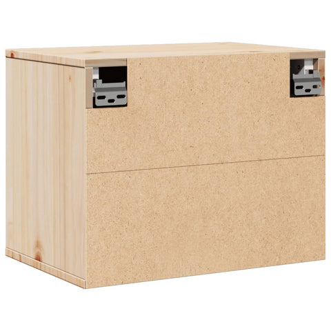 vidaXL Wall Cabinet 45x30x35 cm Solid Pinewood