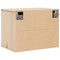vidaXL Wall Cabinet 45x30x35 cm Solid Pinewood