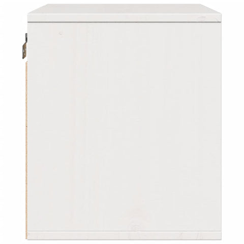 vidaXL Wall Cabinet White 45x30x35 cm Solid Pinewood