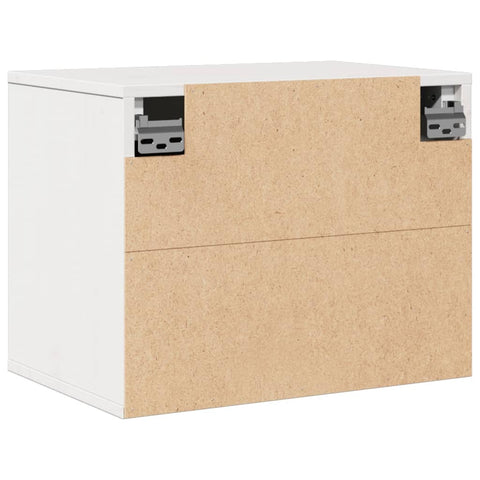 vidaXL Wall Cabinet White 45x30x35 cm Solid Pinewood