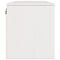 vidaXL Wall Cabinets 2 pcs White 45x30x35 cm Solid Pinewood