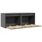 vidaXL Wall Cabinets 2 pcs Grey 45x30x35 cm Solid Pinewood
