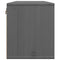 vidaXL Wall Cabinets 2 pcs Grey 45x30x35 cm Solid Pinewood