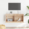 vidaXL Wall Cabinet 80x30x35 cm Solid Wood Pine