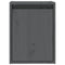 vidaXL Wall Cabinets 2 pcs Grey 30x30x40 cm Solid Wood Pine