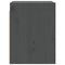 vidaXL Wall Cabinets 2 pcs Grey 30x30x40 cm Solid Wood Pine