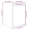 vidaXL Wall Cabinets 2 pcs Grey 30x30x40 cm Solid Wood Pine